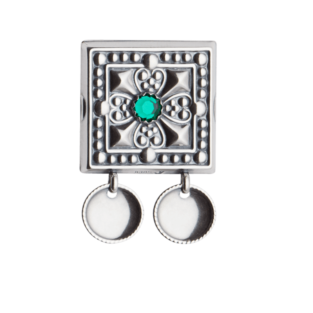 Beltestøl med grønn stein 092108