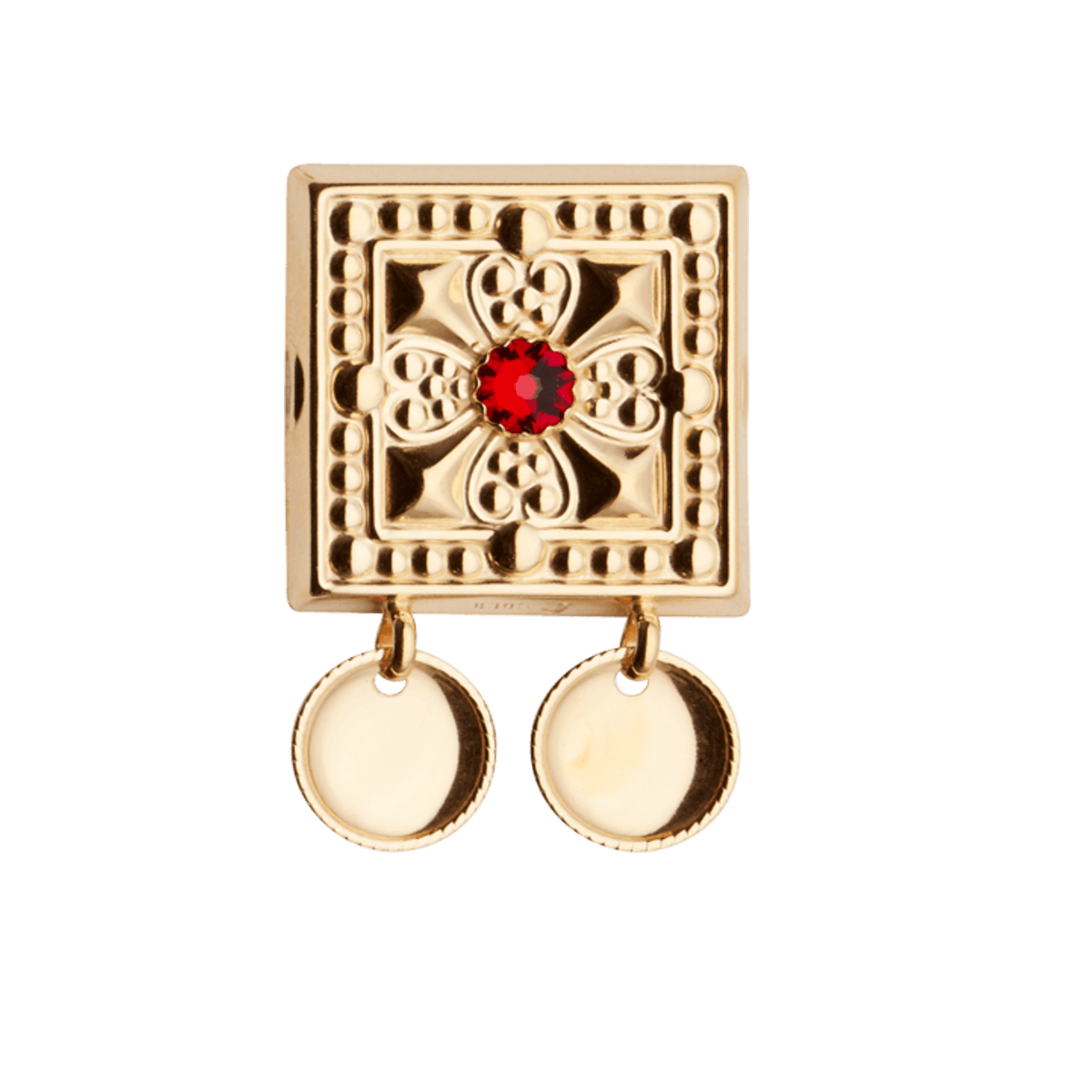 Beltestøl med rød stein 092607