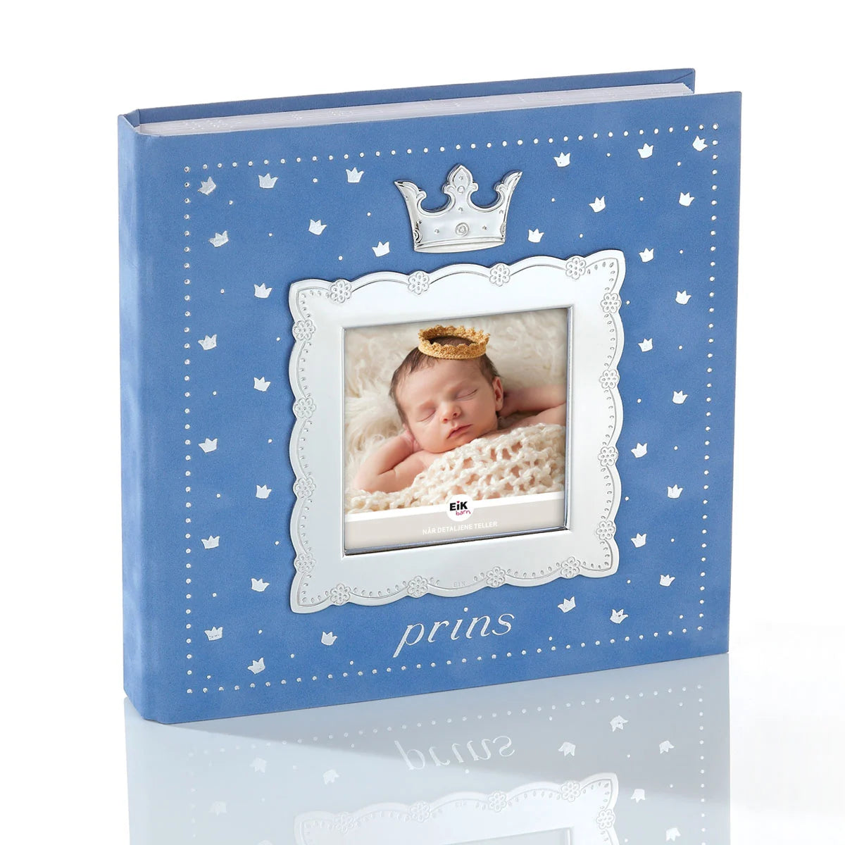 15300 Prins fotoalbum i lys blå velur