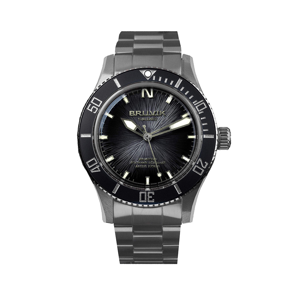 Bruvik Svalbard Stream Dial Black