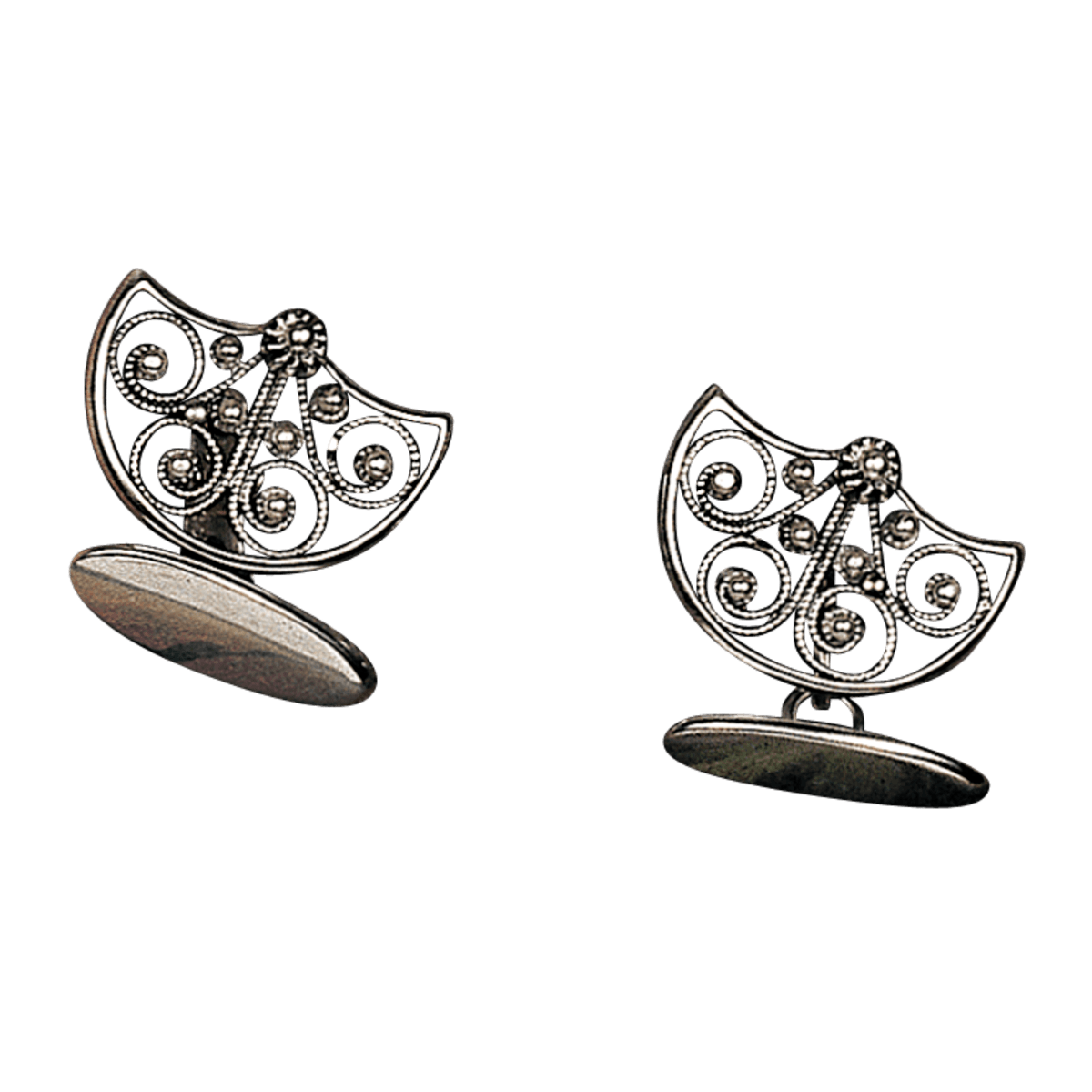 Mansjettknapper Bergen oksidert 615100