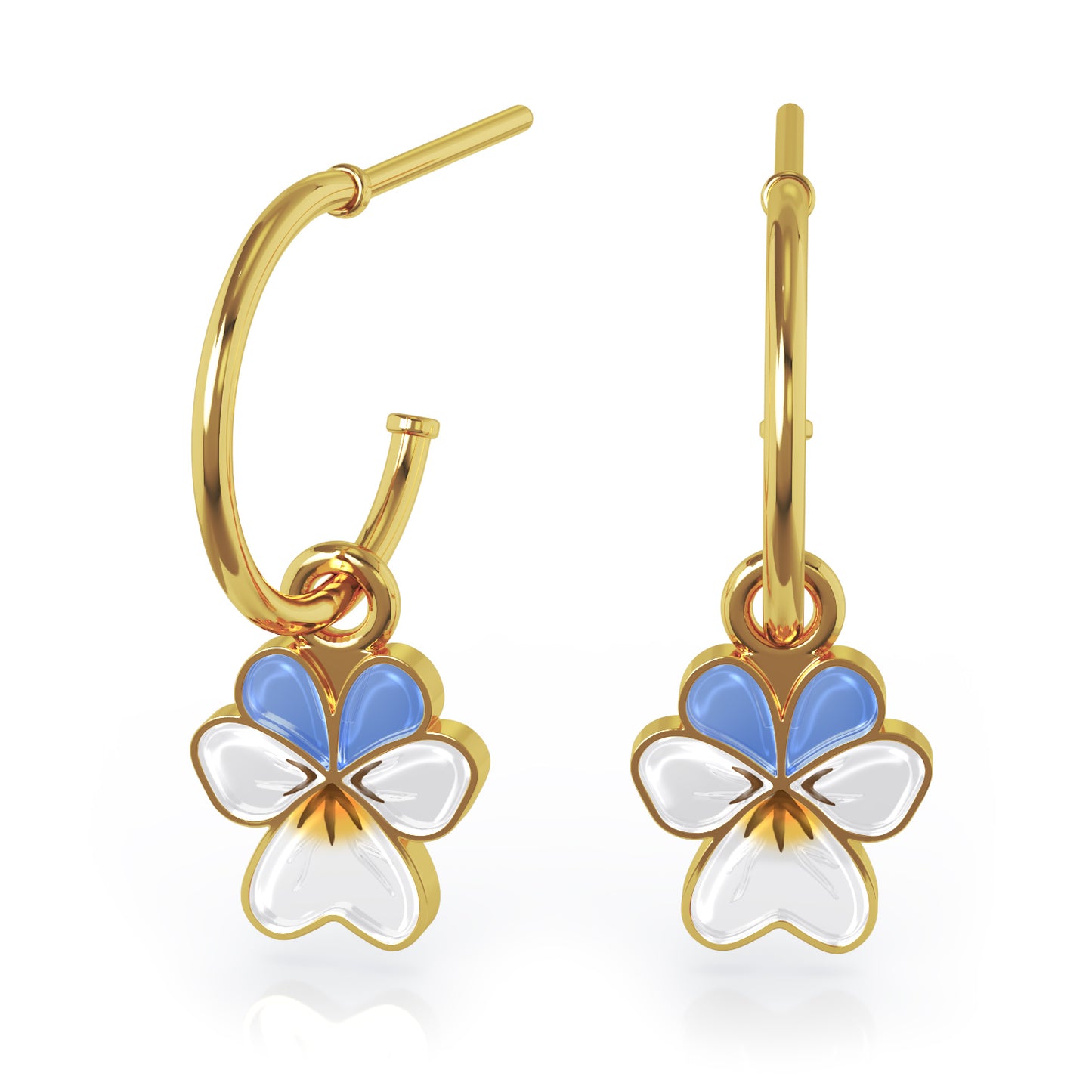 Liv øreringer blå Natt og dag