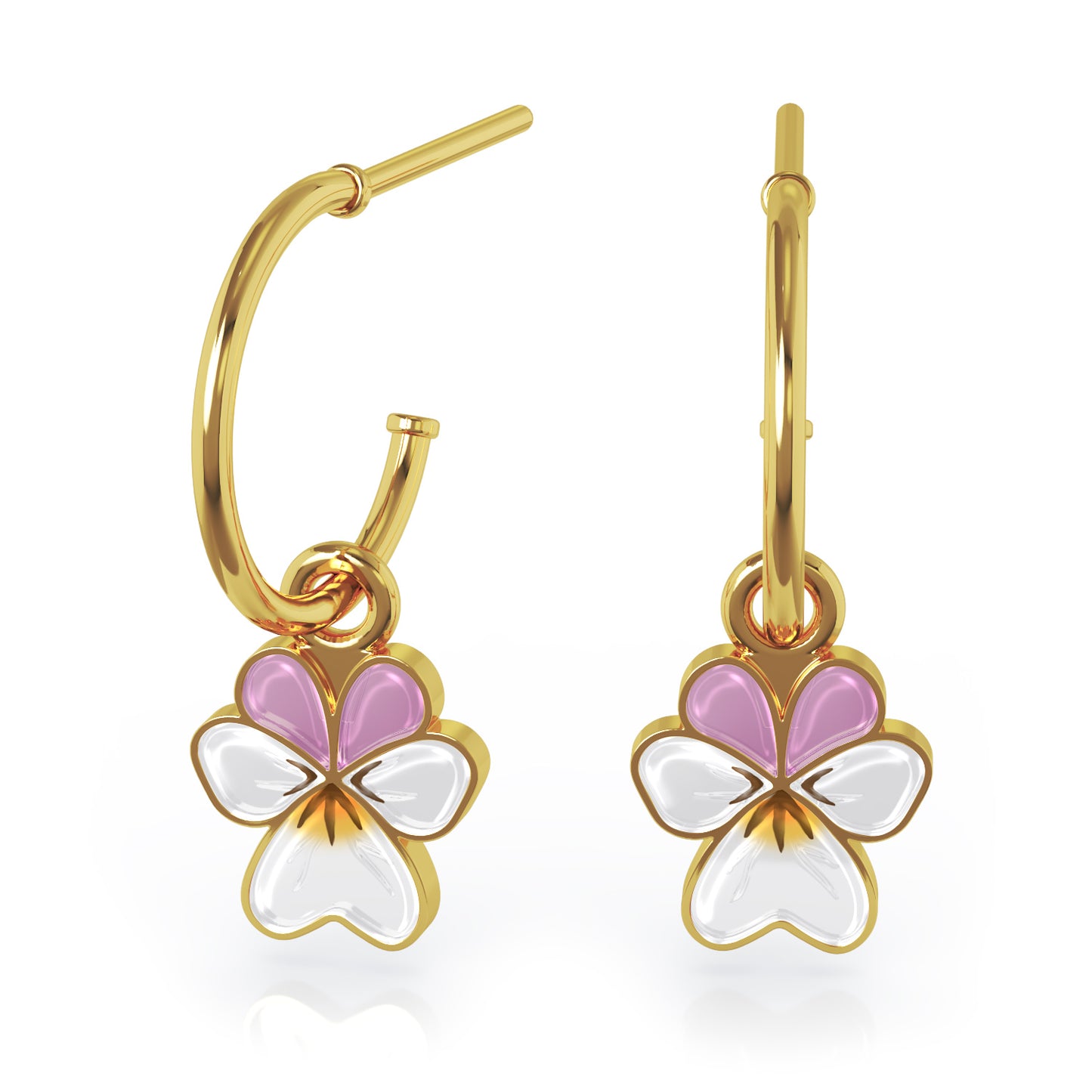 Liv øreringer lilla Natt og dag