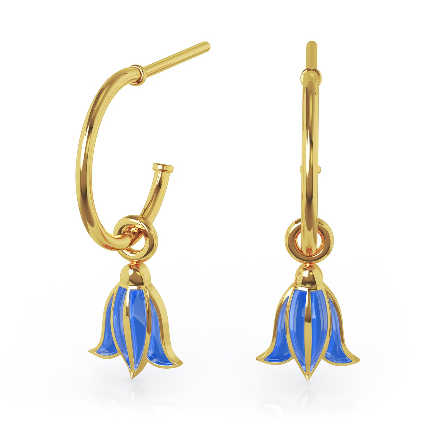 Liv øreringer Blåklokke