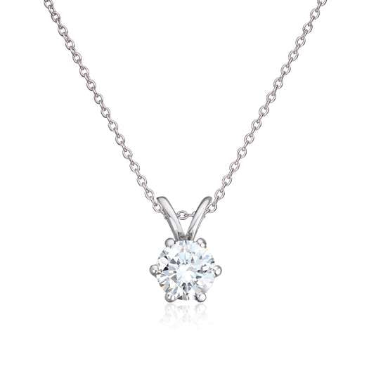 Alexandra enstens smykke 585 hvit