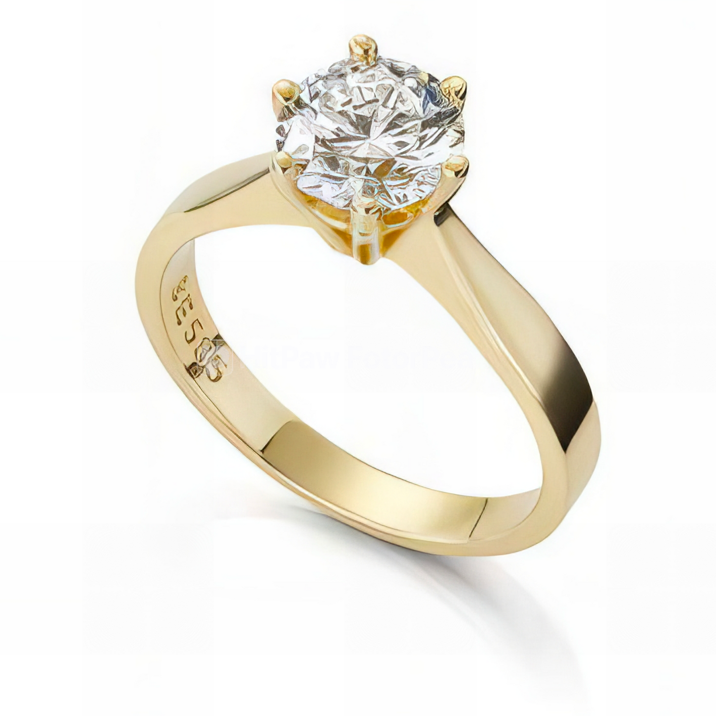 Margrete ring 585 gult gull