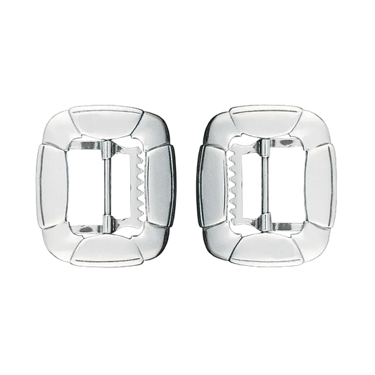 Spenne til kne- og vest lyst sølv 033400