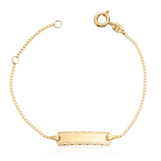 Gullungen ID armbånd i gull til barn Mod. 16981