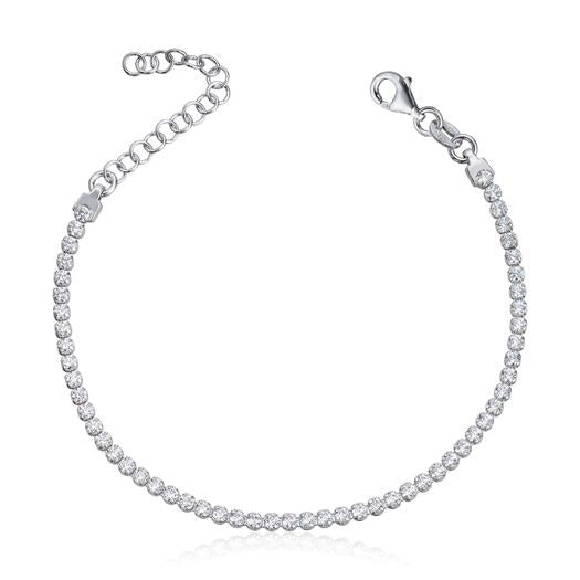 Tennis armbånd i sølv Mod. 3025119