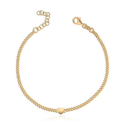 Armbånd i forgylt sølv "hjerte" Mod. 3037517