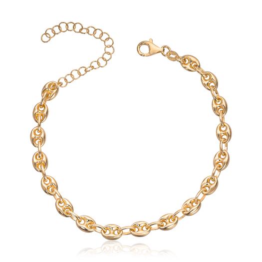 Armbånd i forgylt sølv "Coffee been" Mod. 3043220