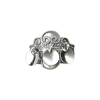 Bunadsring med løv 317102