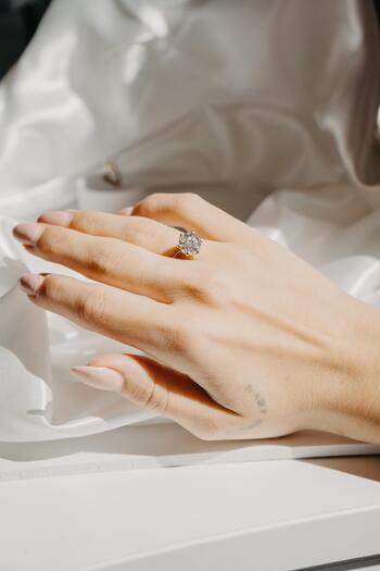 Alexandra ring 585 gult gull