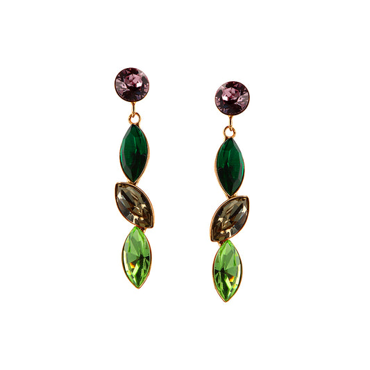 Otazu Blossom Leaf Earrings small