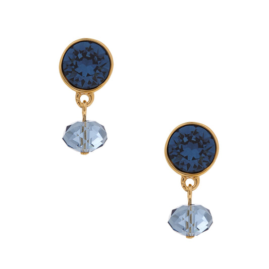 Otazu Classic Blue Crystal Earpins