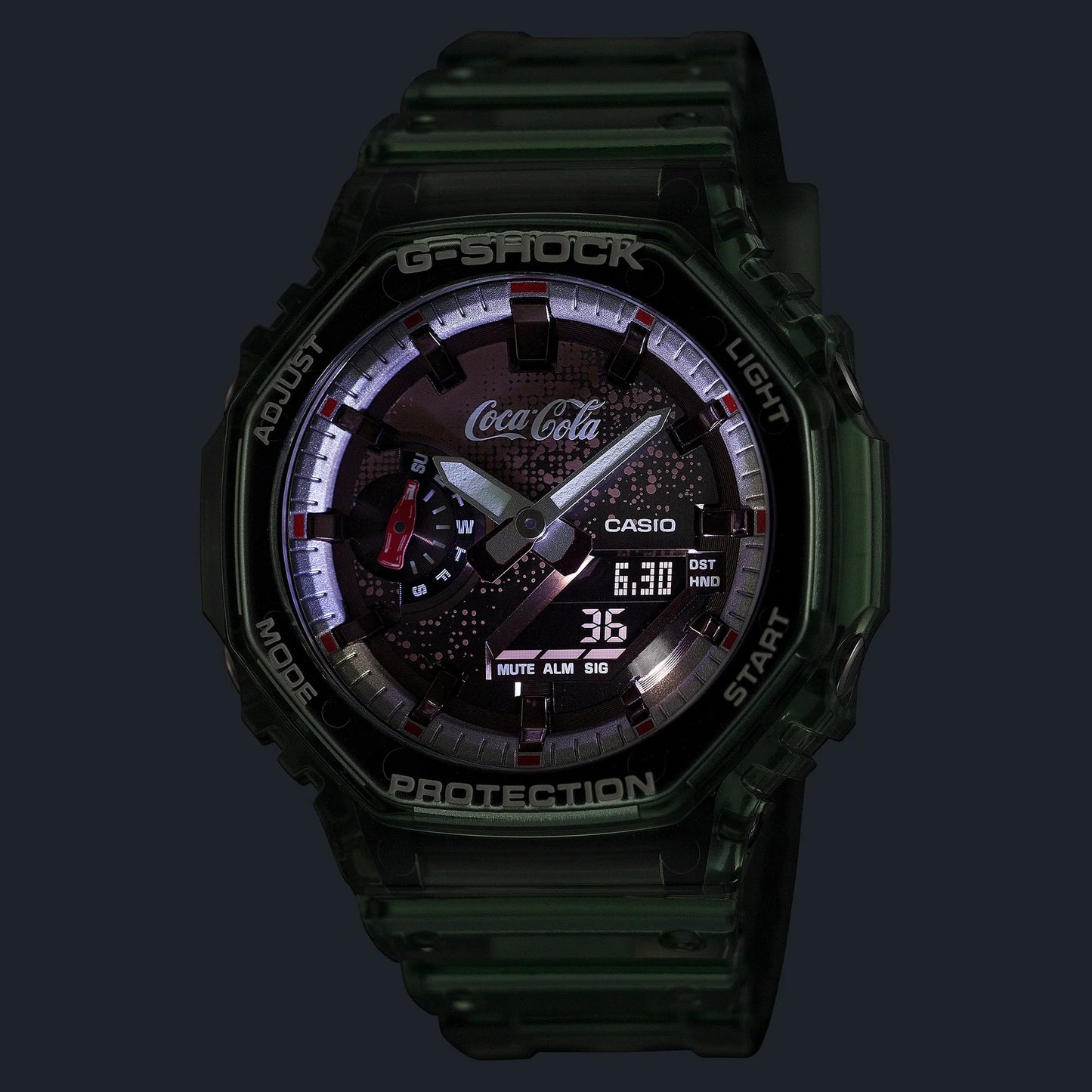 G-SHOCK GA-2100CC-3AER Coca-Cola® collaboration model
