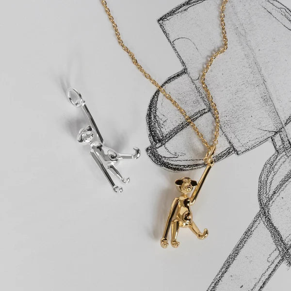 Kaj Bojesen Ape i 18 karat forgylt