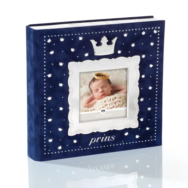 15250 Prins fotoalbum i mørk blå velur