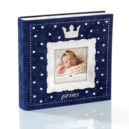 15250 Prins fotoalbum i mørk blå velur
