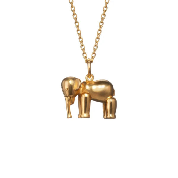 Kay Bojesen Elefant i 18 karat forgylt