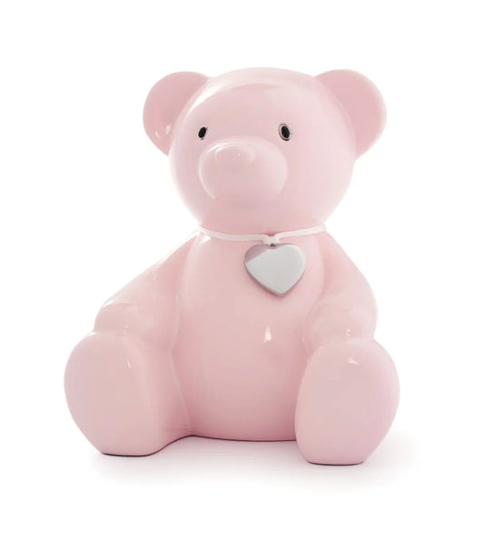 Rosa bamse sparebøsse